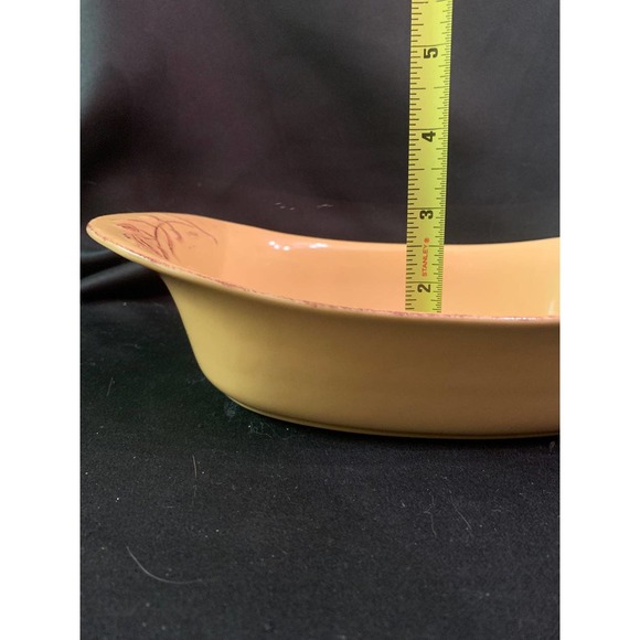 Cerutil Stoneware Casserole Dish, Vintage 14" x 8" x 3" - Picture 9 of 9